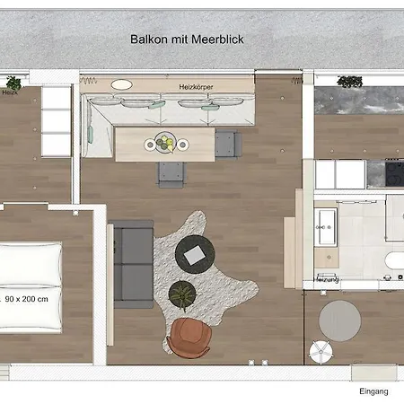 Nordseeblick 124 Horizont Appartamento